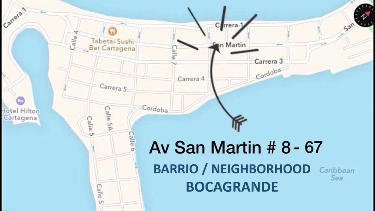 White Bocagrande - Delfines Apartment Cartagena (Kolumbien)